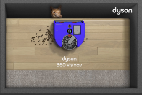 DYSON 360 vis nav – spot 3D DOOH